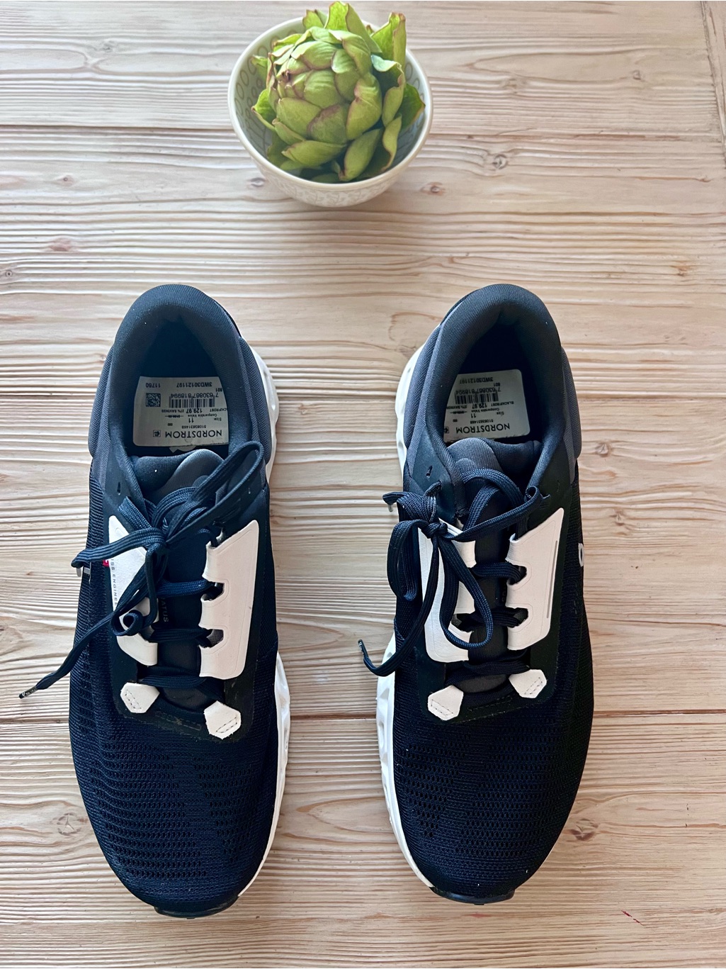 On Running Black And White Women's Sneakers